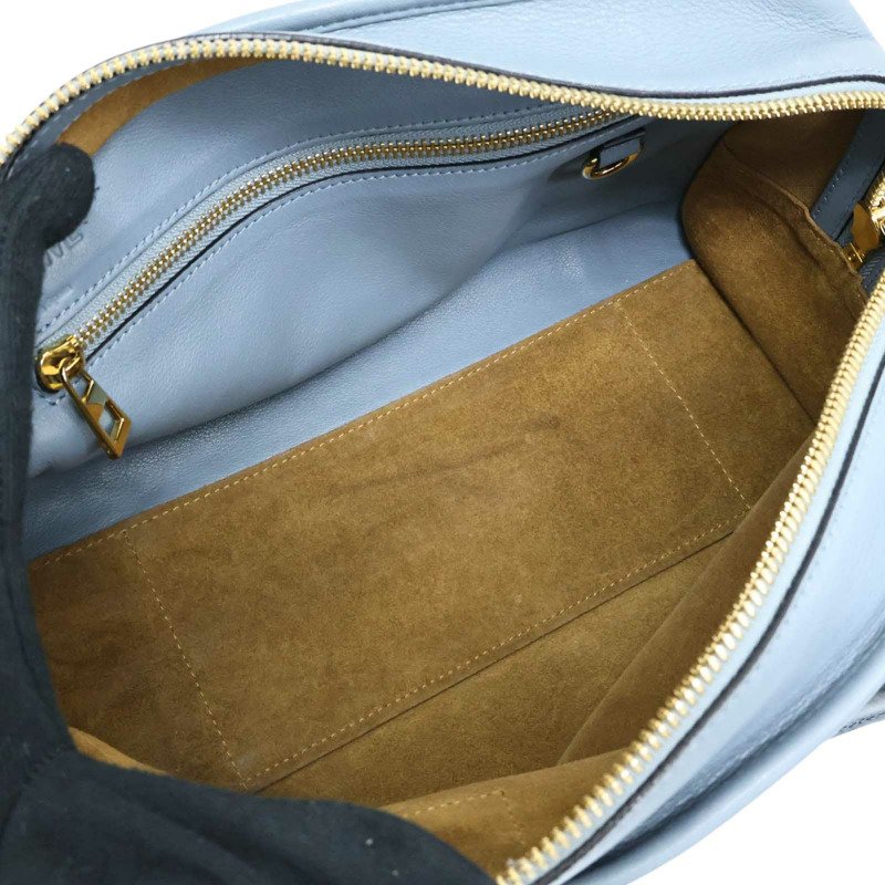 藍色牛皮 Amazona 28 兩用包 352.30.N03【LOEWE 羅威】 352.30.N03-2
