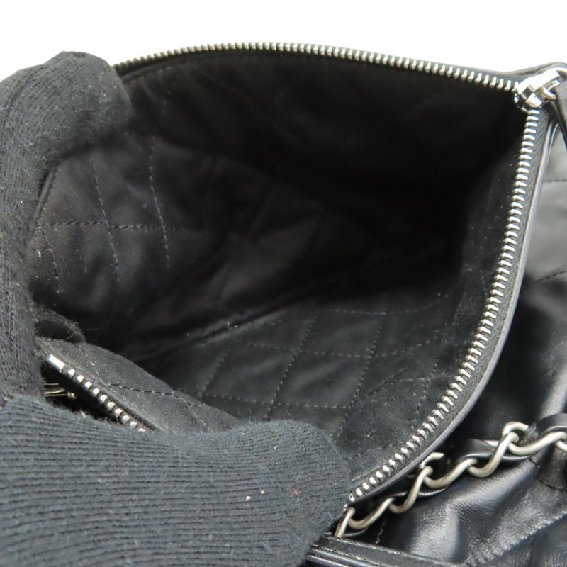 黑色 牛皮 22 肩背包 銀扣【CHANEL 香奈兒】 AS4486-4