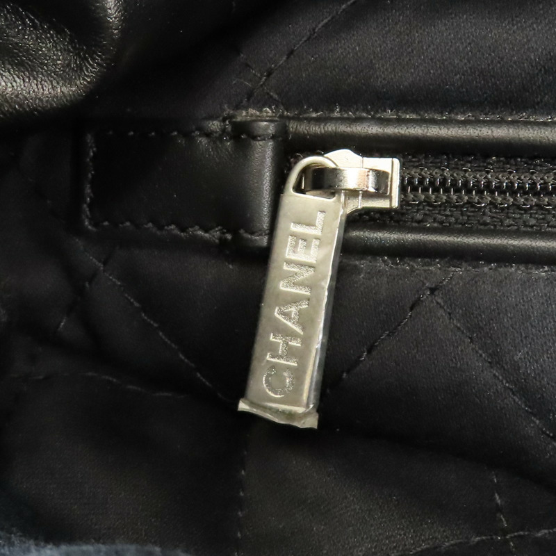 黑色 牛皮 22 肩背包 銀扣【CHANEL 香奈兒】 AS4486-17