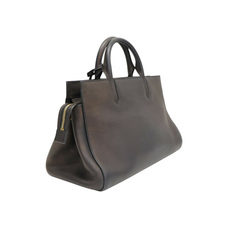 黑色牛皮 Cabas Rive Gauche 兩用包 436620【SAINT LAURENT YSL 聖羅蘭】 436620-1
