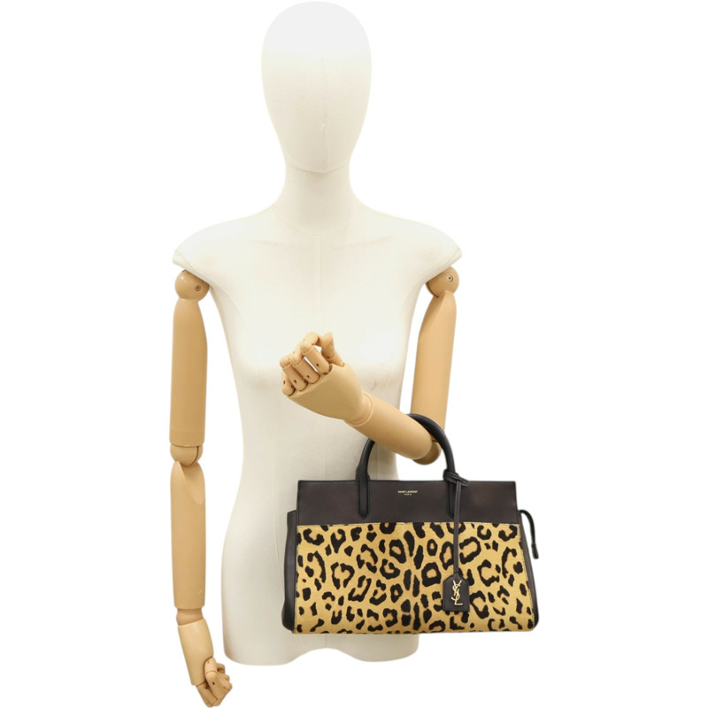 黑色牛皮 Cabas Rive Gauche 兩用包 436620【SAINT LAURENT YSL 聖羅蘭】 436620-10