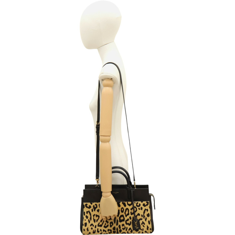 黑色牛皮 Cabas Rive Gauche 兩用包 436620【SAINT LAURENT YSL 聖羅蘭】 436620-11