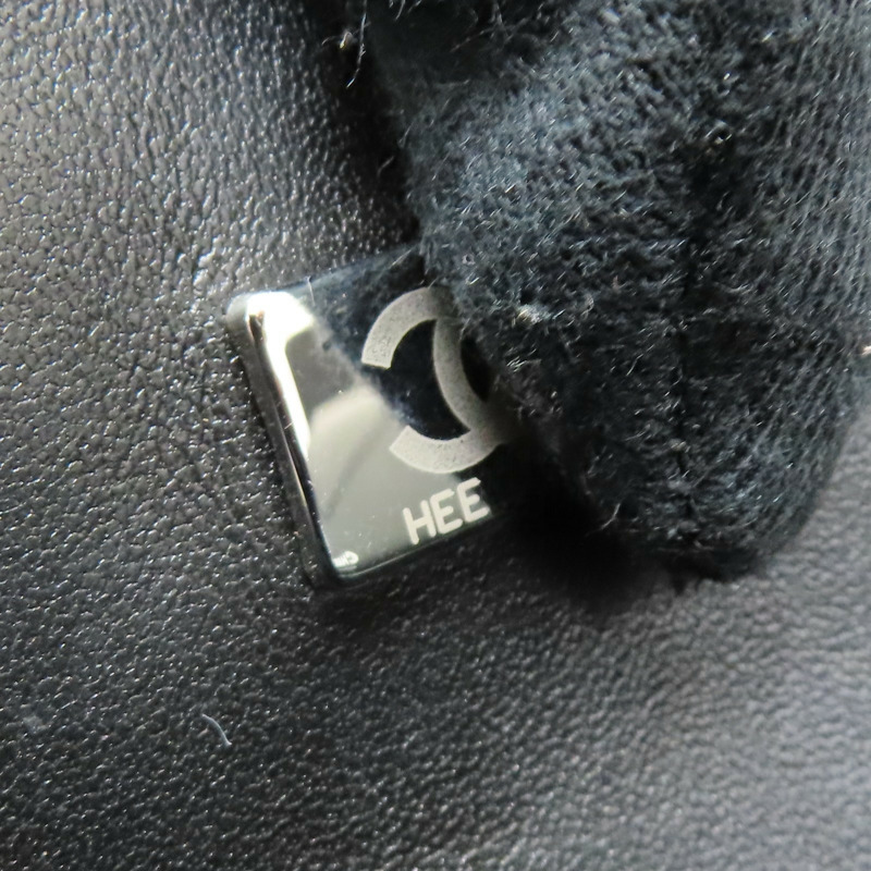 黑色 山型紋 羊皮 2.55 鍊帶 肩背包 銀扣【CHANEL 香奈兒】 A37586-5