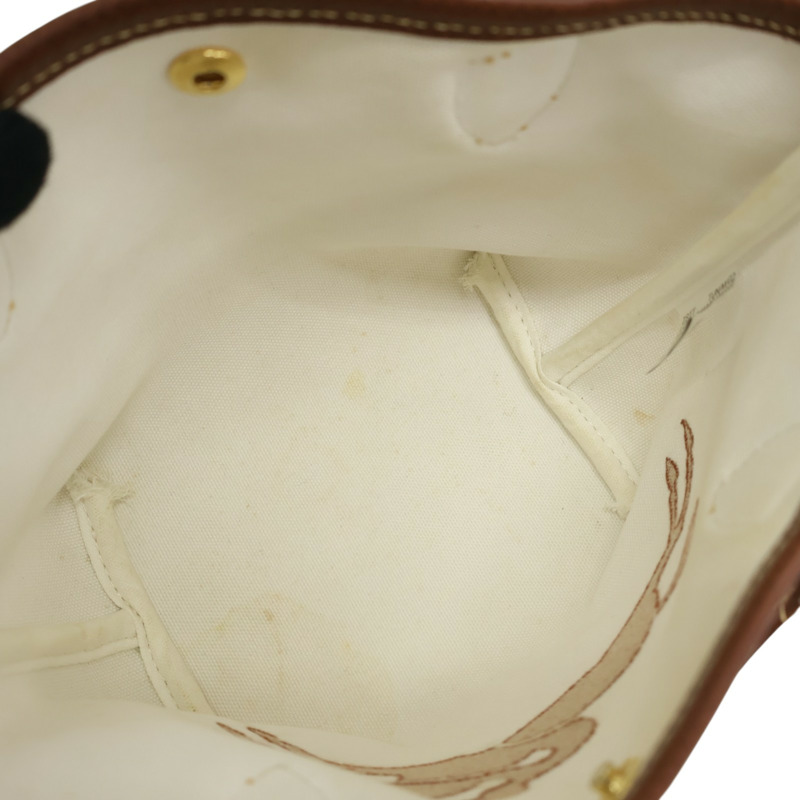 棕色帆布 Le Panier Pliage 肩背包 10162HYT035【Longchamp 瓏驤】 10162HYT035-2