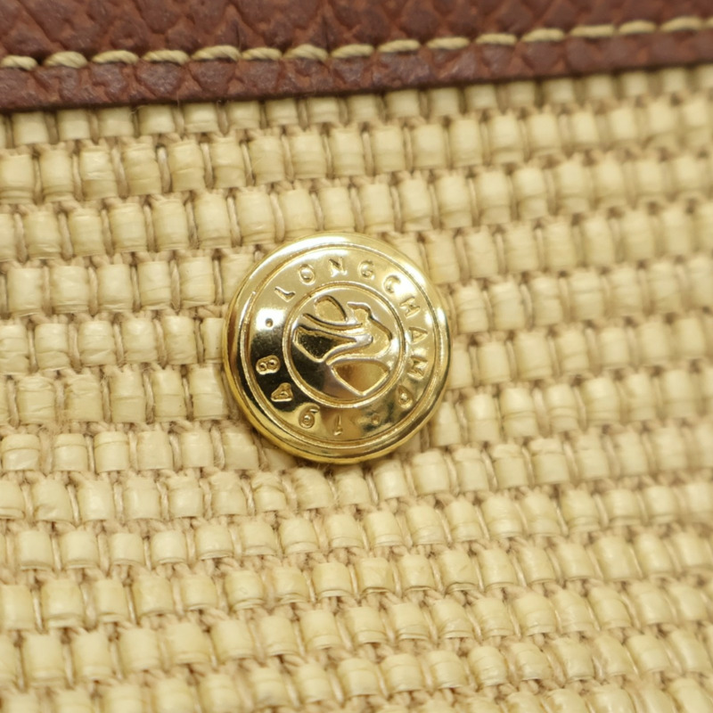 棕色帆布 Le Panier Pliage 肩背包 10162HYT035【Longchamp 瓏驤】 10162HYT035-4