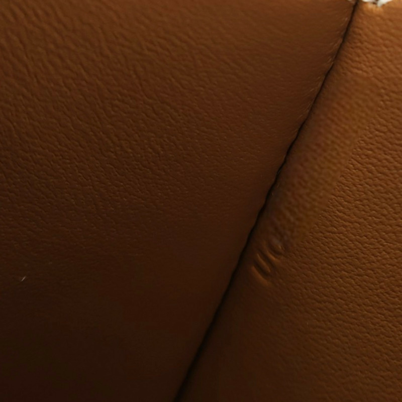 金棕色 EPSOM牛皮 Della Cavalleria 肩背包 U刻 銀釦【HERMES 愛馬仕】 H085367CK-4