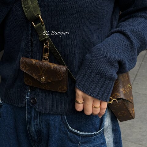 S5410-LV Felicie Strap Go原花配墨綠背帶二合一M80091