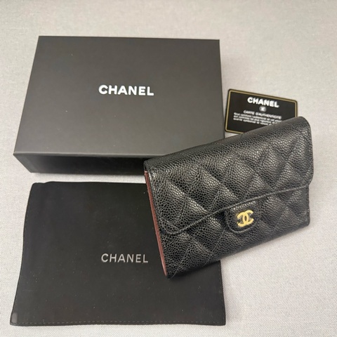 Chanel CF中夾 黑金