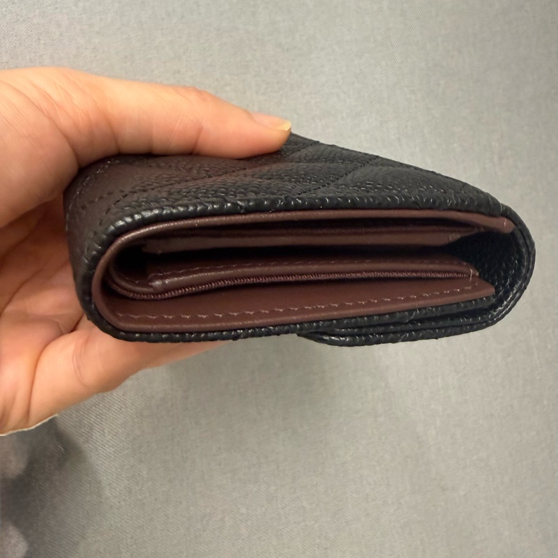 Chanel CF中夾 黑金-6