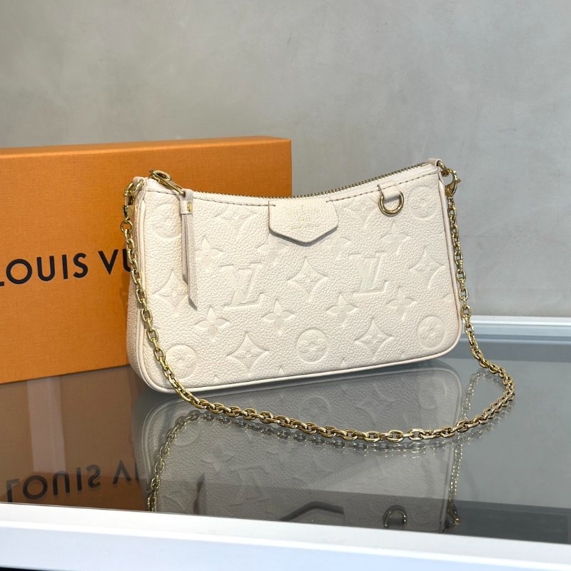 LOUIS VUITTON Easy pouch on strap - 米白-2