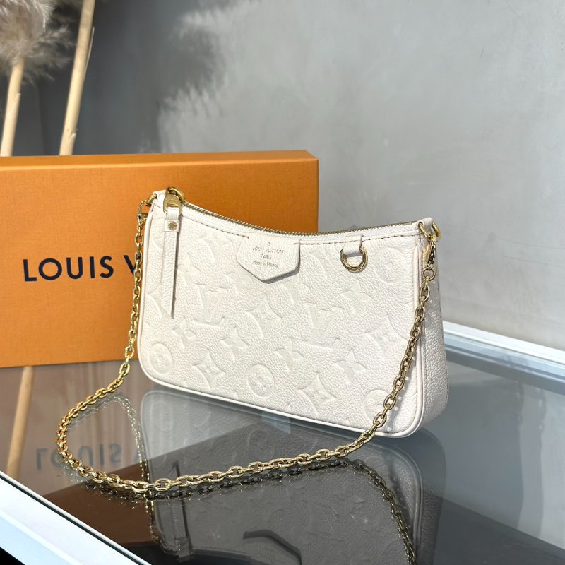 LOUIS VUITTON Easy pouch on strap - 米白-3