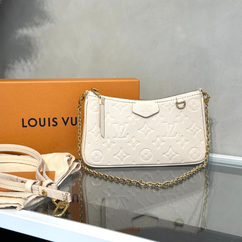 LOUIS VUITTON Easy pouch on strap - 米白-10