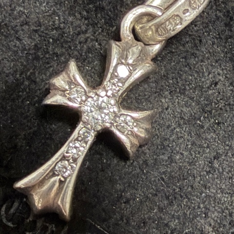 Chrome hearts 925銀白鑽 Baby Fat bbf