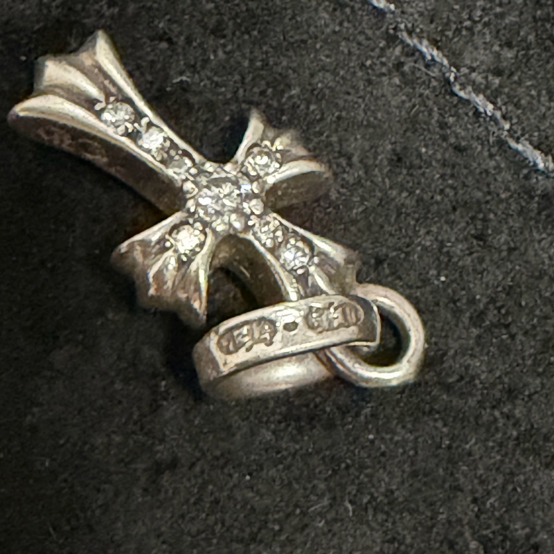 Chrome hearts 925銀白鑽 Baby Fat bbf-4
