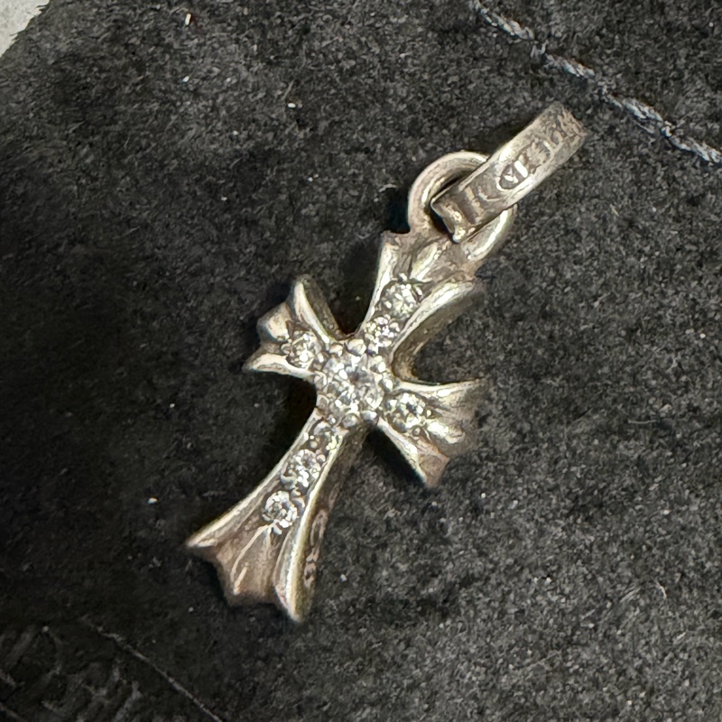 Chrome hearts 925銀白鑽 Baby Fat bbf-6