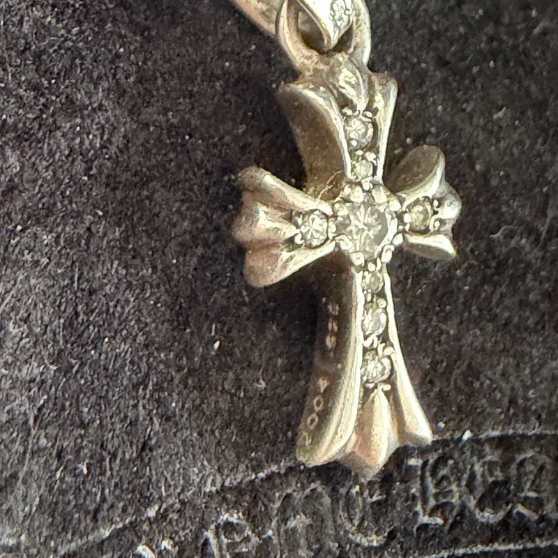 Chrome hearts 925銀白鑽 Baby Fat bbf-8