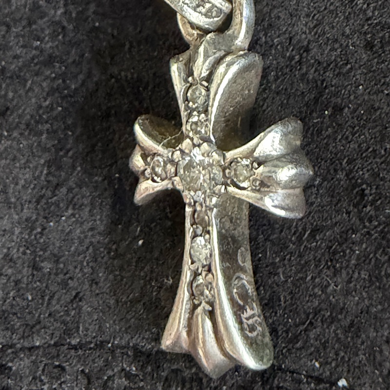 Chrome hearts 925銀白鑽 Baby Fat bbf-9
