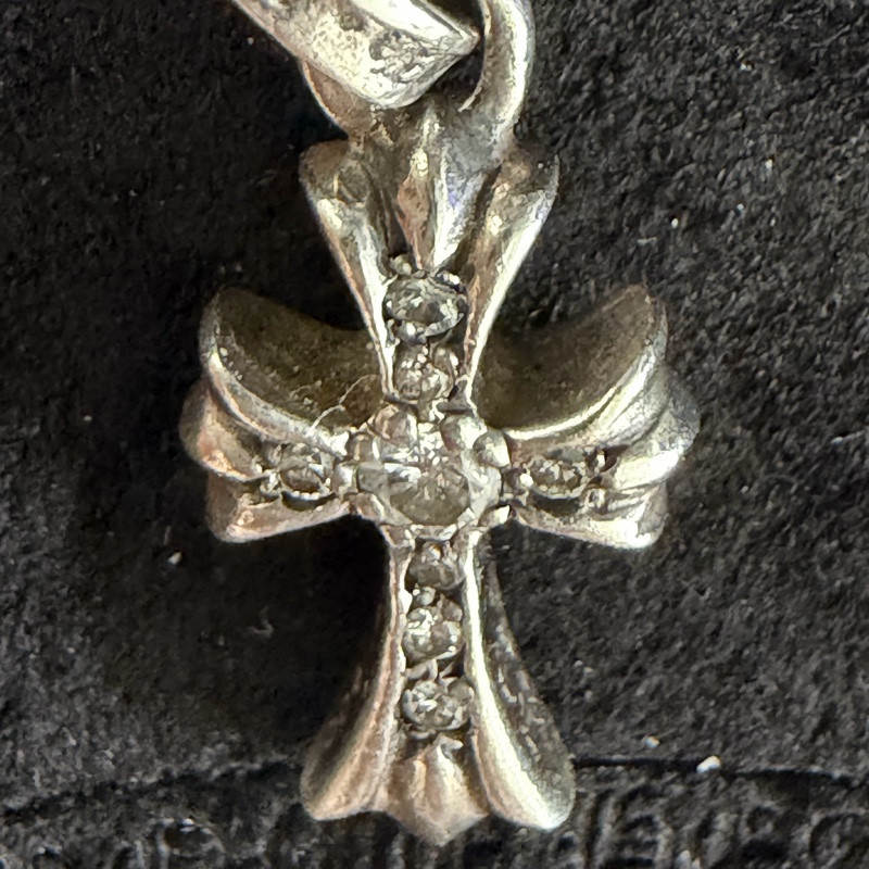 Chrome hearts 925銀白鑽 Baby Fat bbf-11