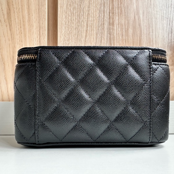 Chanel 香奈兒 魚子醬 牛皮 長盒子 Vanity-8