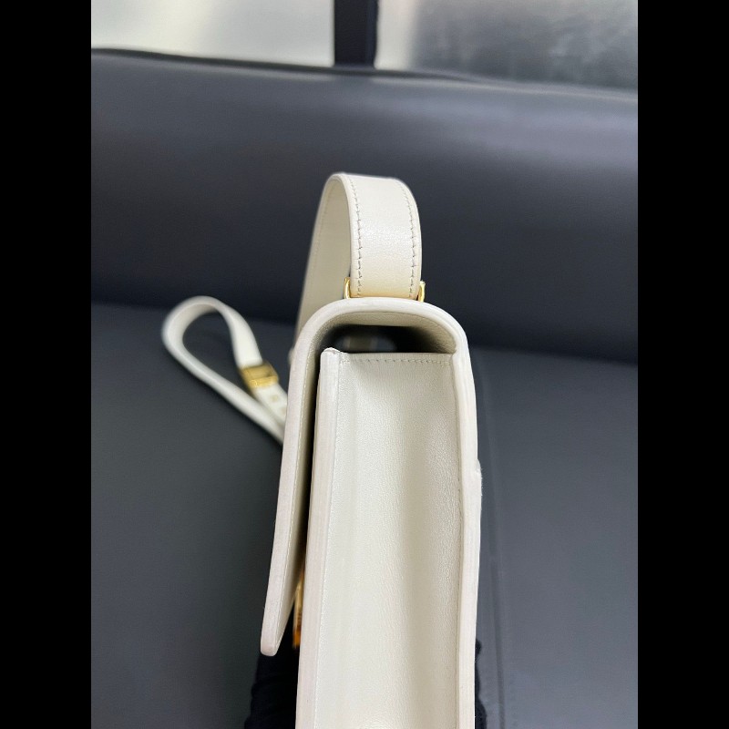 Dior montaigne 30 medium 
蒙田30 白色金扣全皮-6