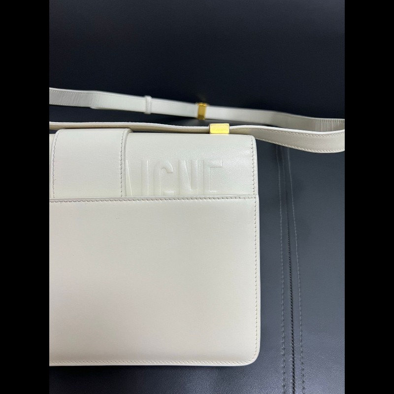 Dior montaigne 30 medium 
蒙田30 白色金扣全皮-10