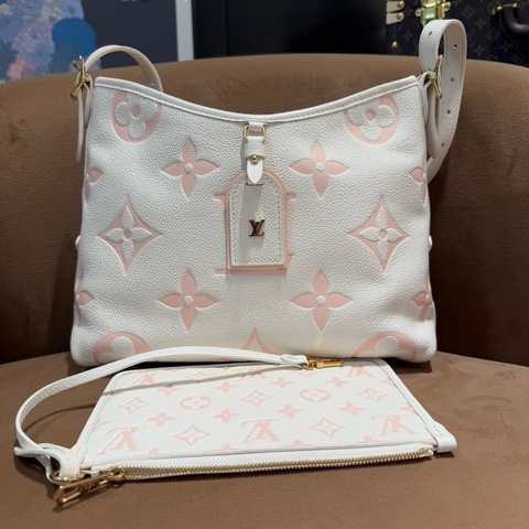 Louis Vuitton CarryAll PM 購物袋手提單肩包小號芯片款