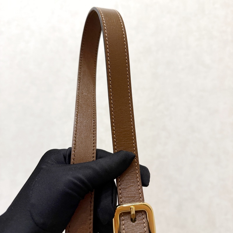 Gucci PVC咖牛皮1955 mini斜背包-16