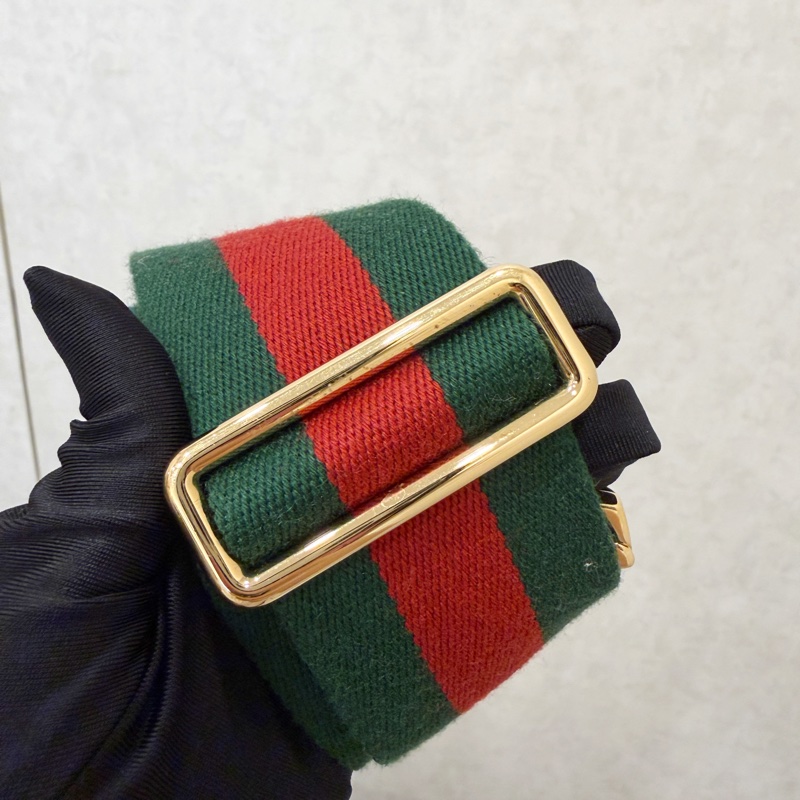 Gucci PVC咖牛皮1955 mini斜背包-17