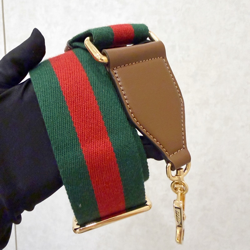 Gucci PVC咖牛皮1955 mini斜背包-18
