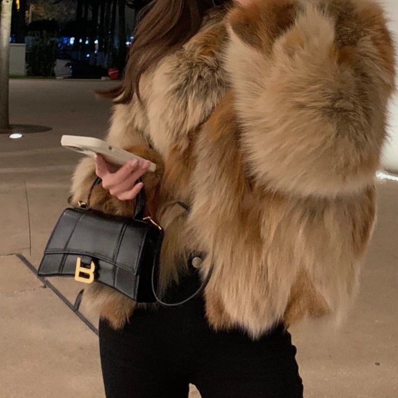 BALENCIAGA巴黎世家經典黑光牛金色釦沙漏包XS🦔-3