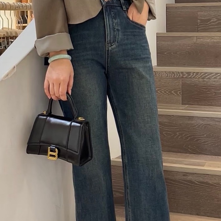 BALENCIAGA巴黎世家經典黑光牛金色釦沙漏包XS🦔-38