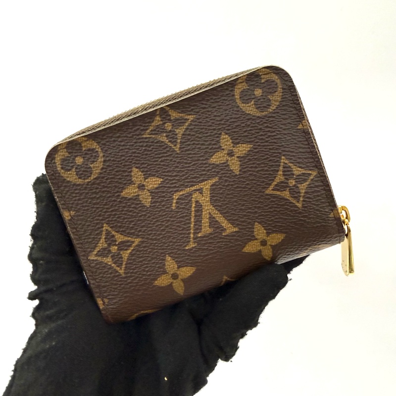 路易威登 LOUIS VUITTON 老花拉鍊零錢卡片夾 RFID M60067-1