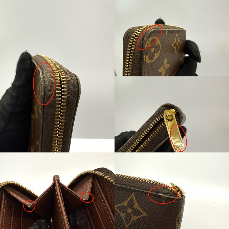路易威登 LOUIS VUITTON 老花拉鍊零錢卡片夾 RFID M60067-7
