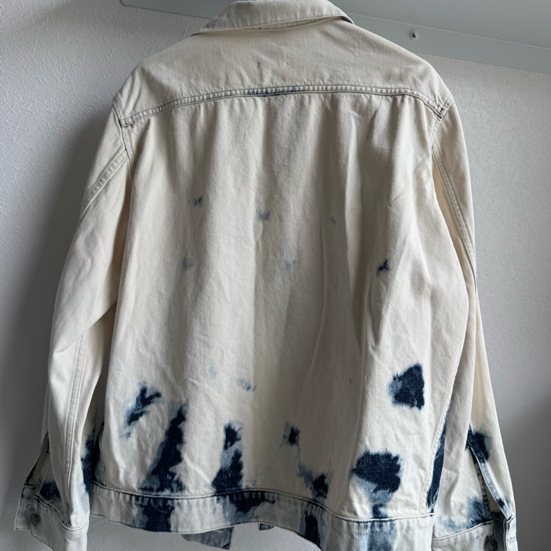 Dior 淺色潑墨牛仔外套-3