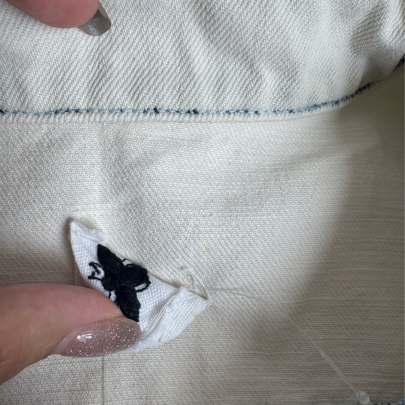 Dior 淺色潑墨牛仔外套-12