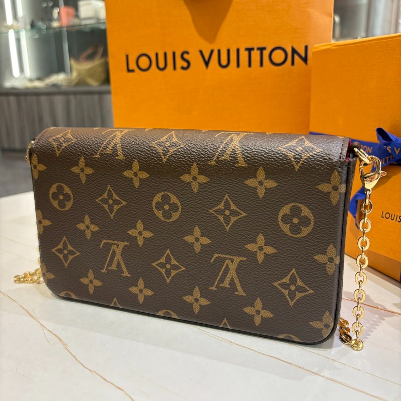 *SHIHNA名牌精品* LV M81896 Félicie Pochette 老花三合一鏈包-5