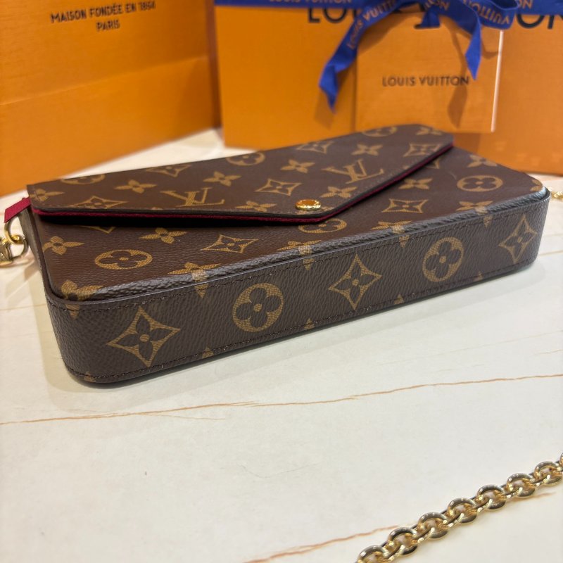 *SHIHNA名牌精品* LV M81896 Félicie Pochette 老花三合一鏈包-6