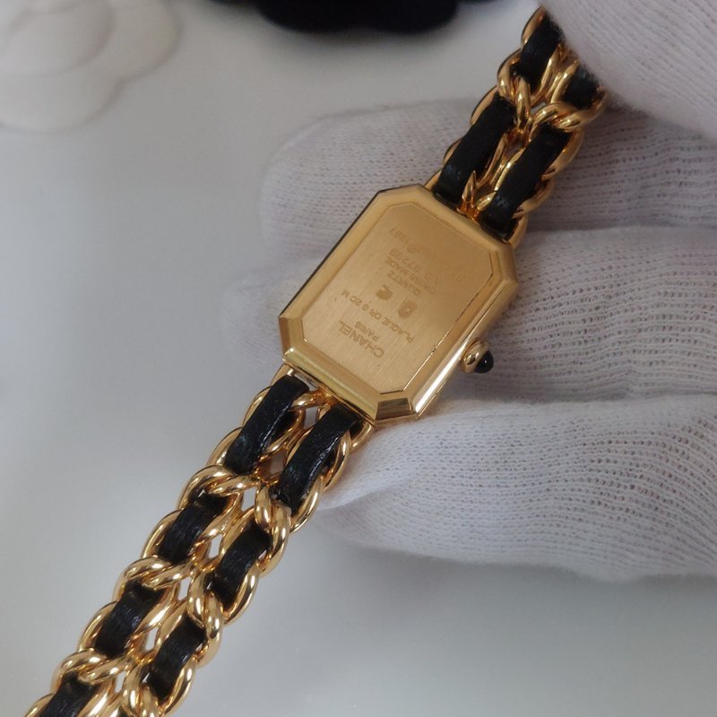 CHANEL H0001 L尺寸🎀現品實拍🎀香奈兒首映系列premiere 手錶~二手（整體約9成新）-21