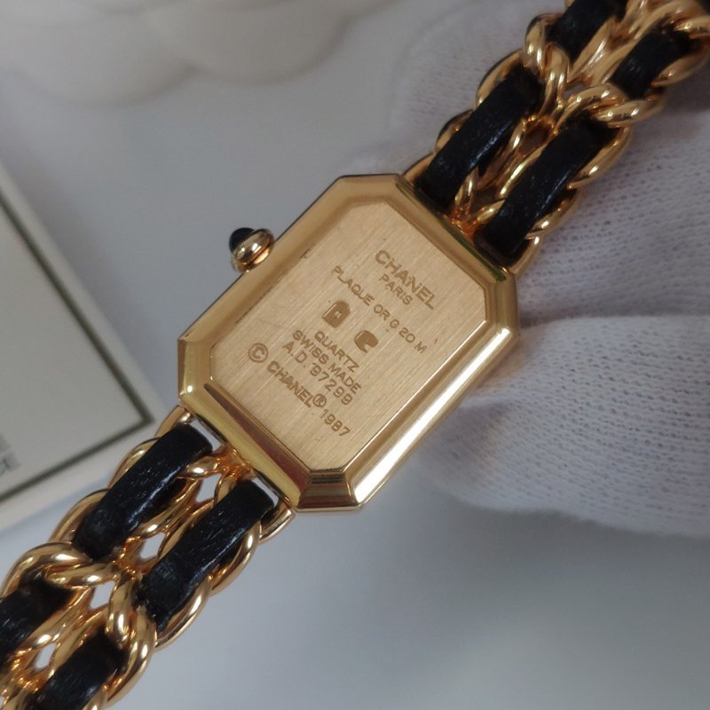 CHANEL H0001 L尺寸🎀現品實拍🎀香奈兒首映系列premiere 手錶~二手（整體約9成新）-23