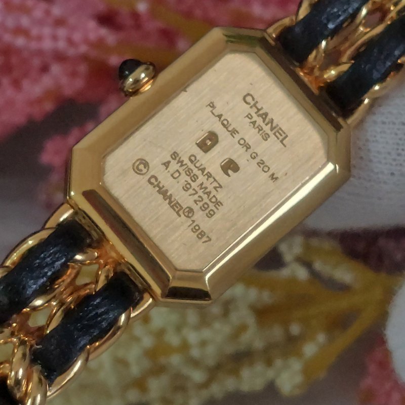 CHANEL H0001 L尺寸🎀現品實拍🎀香奈兒首映系列premiere 手錶~二手（整體約9成新）-25