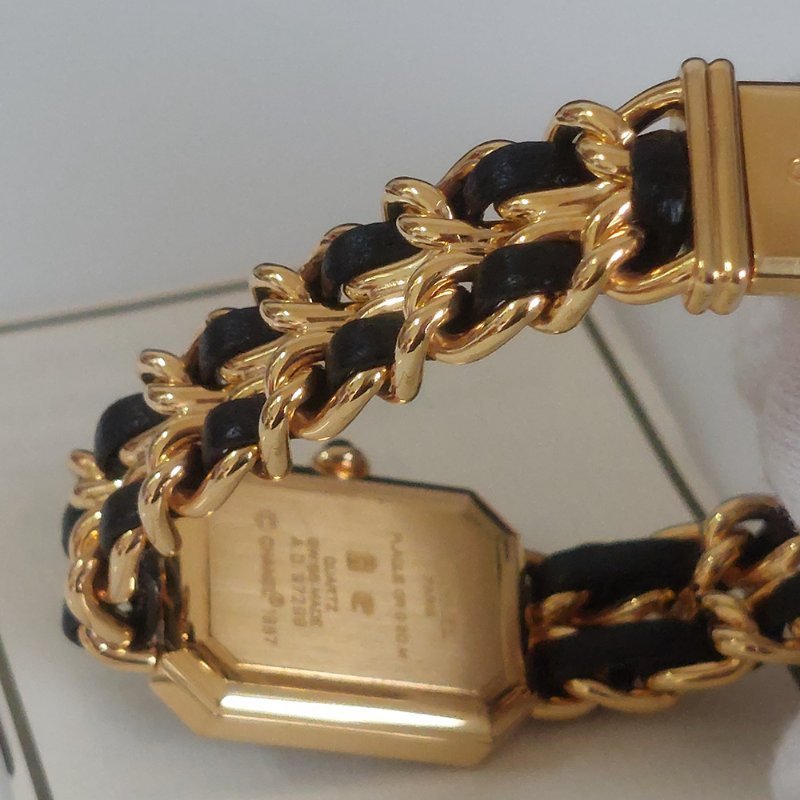 CHANEL H0001 L尺寸🎀現品實拍🎀香奈兒首映系列premiere 手錶~二手（整體約9成新）-46