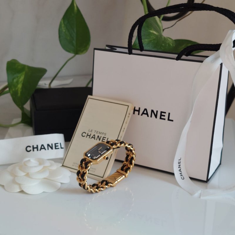 CHANEL H0001 L尺寸🎀現品實拍🎀香奈兒首映系列premiere 手錶~二手（整體約9成新）-61