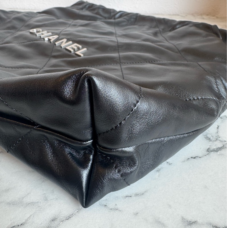 Chanel 黑色銀字22bag 中號❤️‍🔥❤️‍🔥超美-5