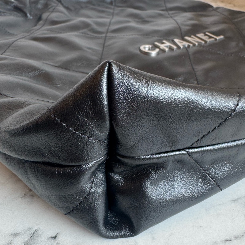 Chanel 黑色銀字22bag 中號❤️‍🔥❤️‍🔥超美-6