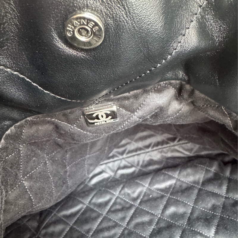 Chanel 黑色銀字22bag 中號❤️‍🔥❤️‍🔥超美-17