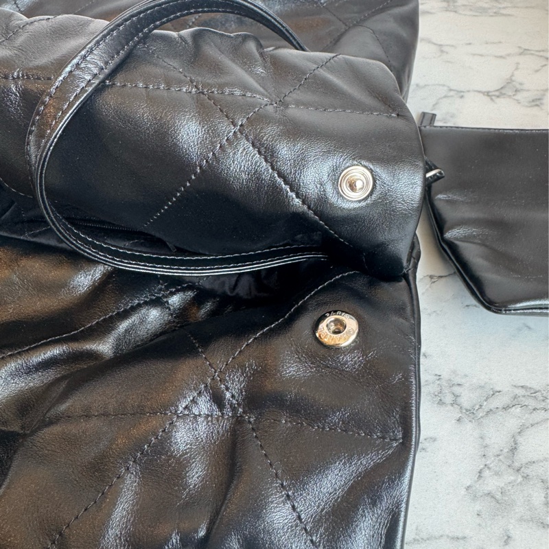 Chanel 黑色銀字22bag 中號❤️‍🔥❤️‍🔥超美-24