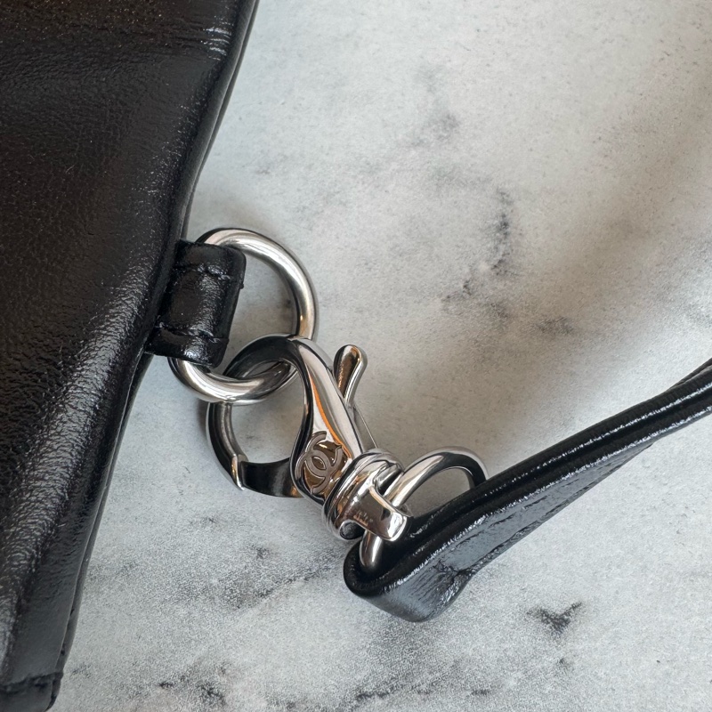 Chanel 黑色銀字22bag 中號❤️‍🔥❤️‍🔥超美-33