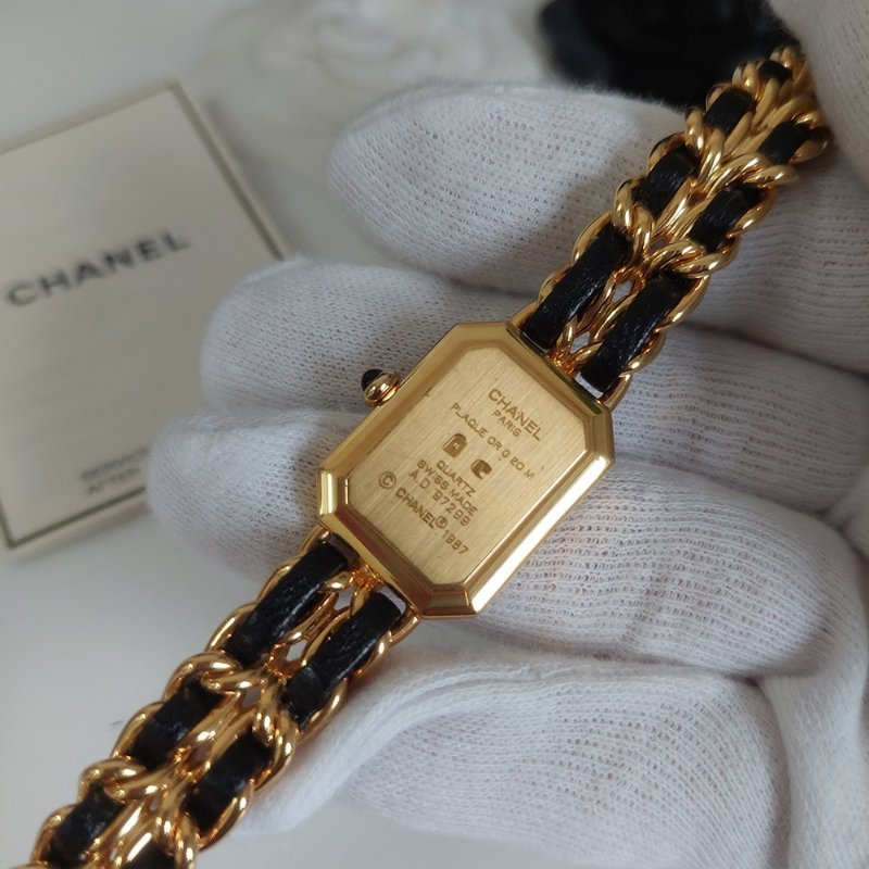 CHANEL H0001 L尺寸🌈現品實拍🌈香奈兒首映系列premiere 手錶~二手（整體約9成新）-29