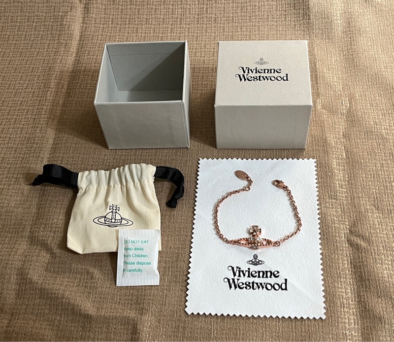 Vivienne Westwood  Mayfair Bas Relief 手鍊（玫瑰金）-1