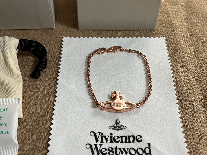 Vivienne Westwood  Mayfair Bas Relief 手鍊（玫瑰金）-3
